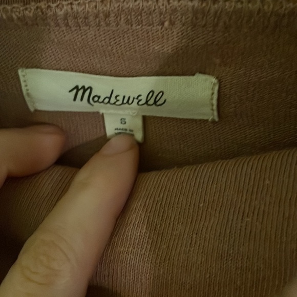 Womens Madewell Button Sleeve Turtleneck Top - Picture 4 of 5